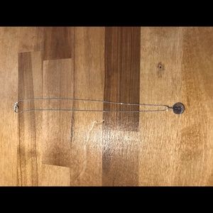 Silver “B” Necklace